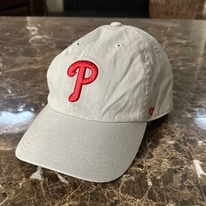 Phillies Kids Gray Cap with Red Logo